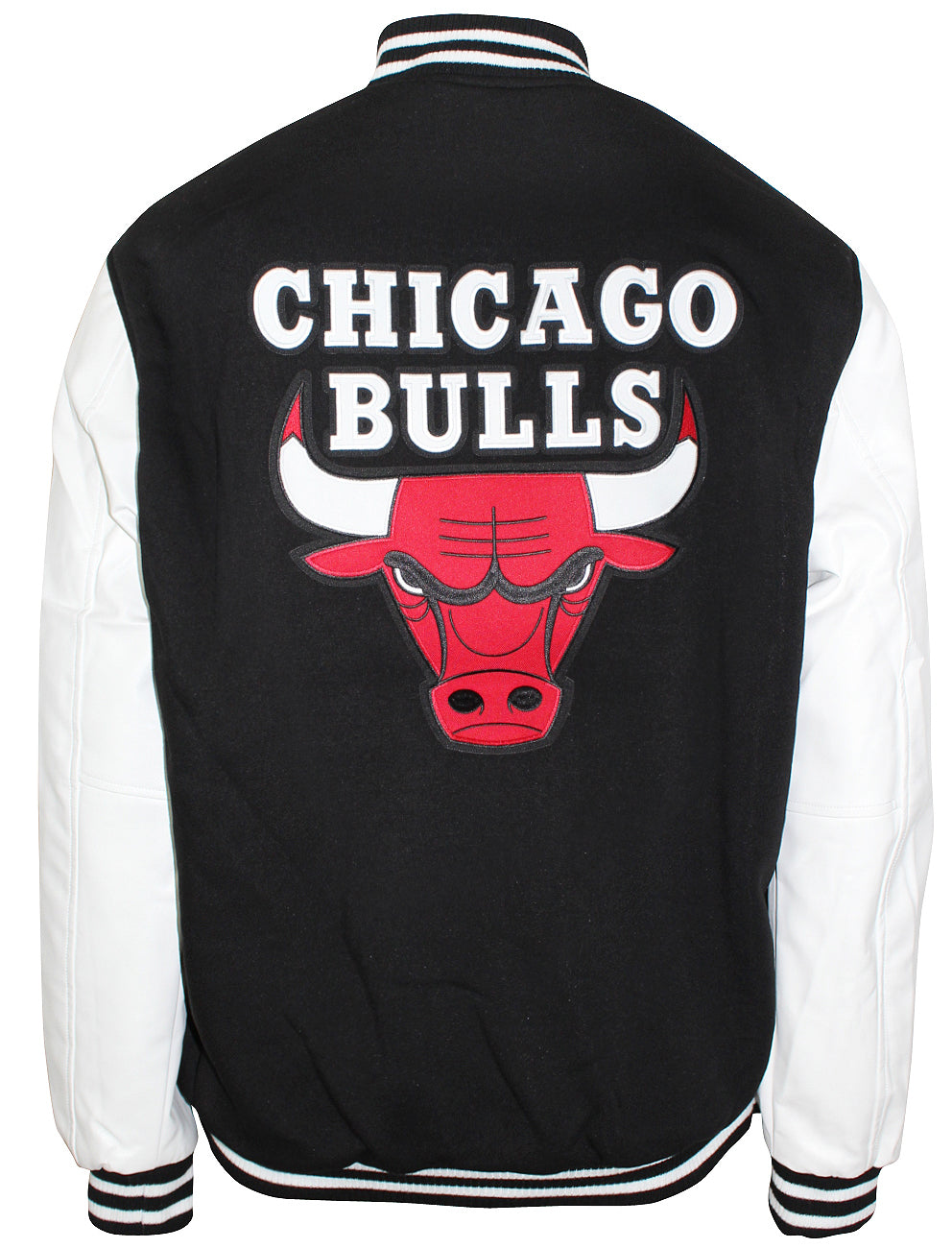 Men's NBA Chicago Bulls Varsity Jacket Dark Gray /Black – DSTNY LA